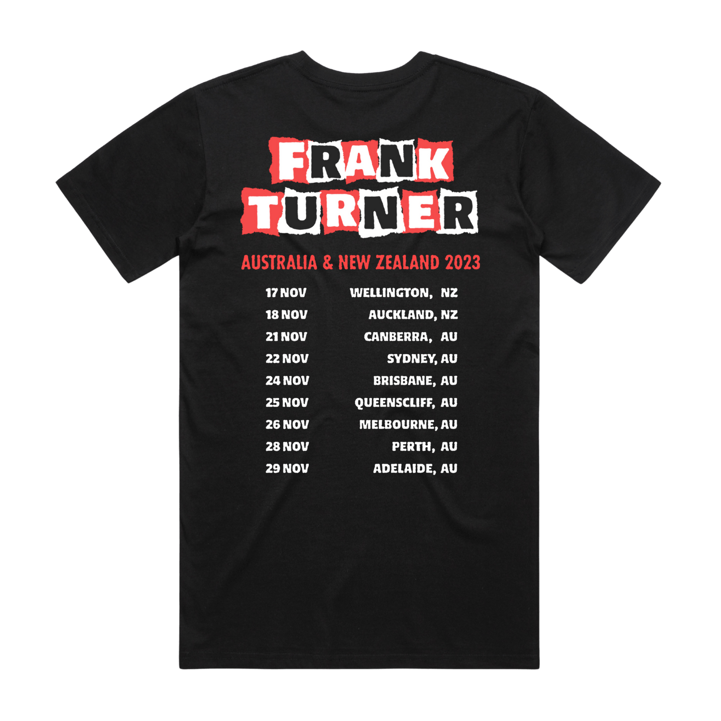 Frank Turner / Leopard Tour Tee - Merch Jungle - Official Frank Turner band t-shirts and band merch.