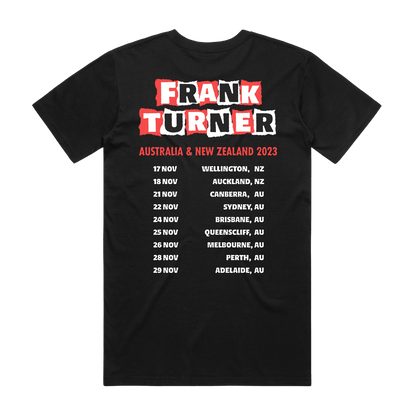 Frank Turner / Leopard Tour Tee - Merch Jungle - Official Frank Turner band t-shirts and band merch.